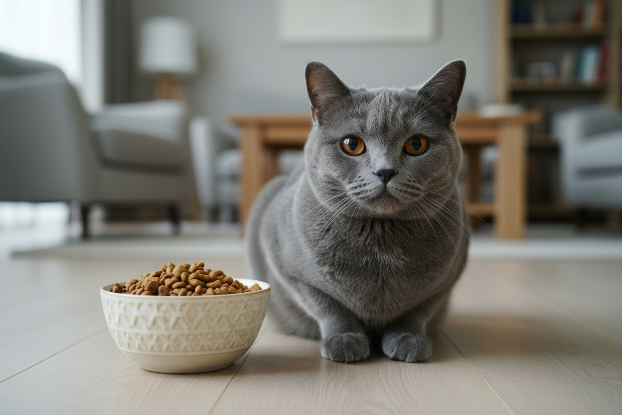 Alimenti secchi per gatti