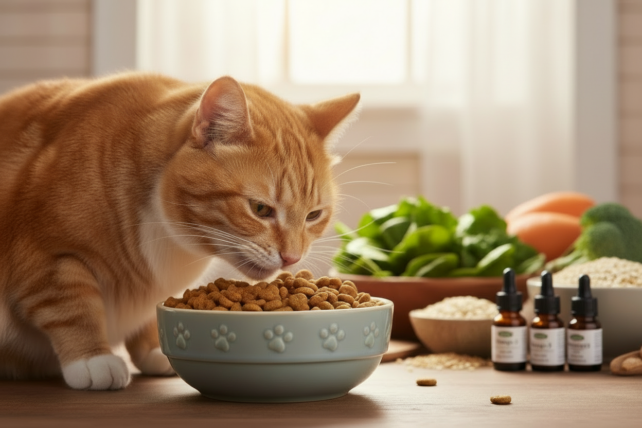 Alimenti secchi e dietetici per gatti