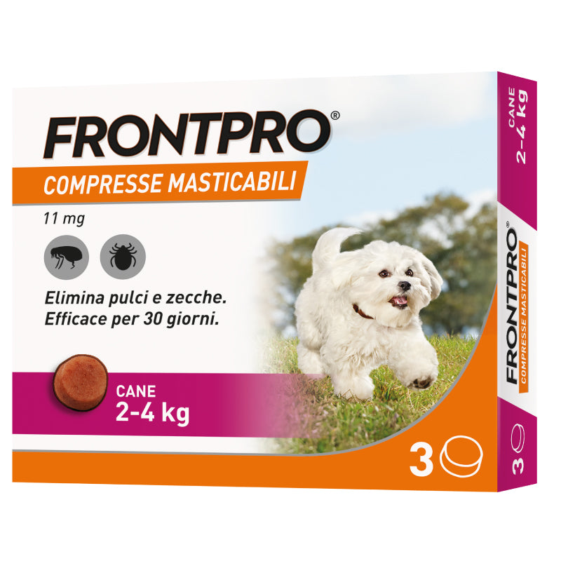 FrontPro - Cani - Da 2 a 4 kg - 3 compresse - SCAD. 08/26