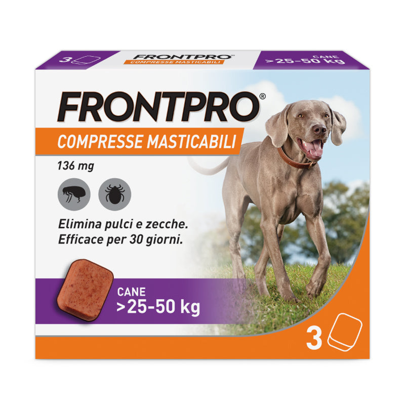 FrontPro - Cani - Da 25 a 50 kg - 3 compresse