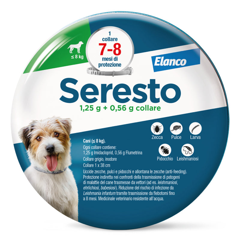 Elanco - Seresto - Cane - Fino a 8 kg