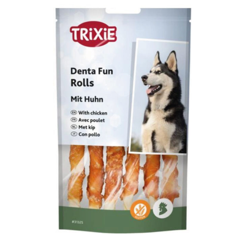 Trixie - Denta Fun - Rolls con Pollo arrotolato - 12cm