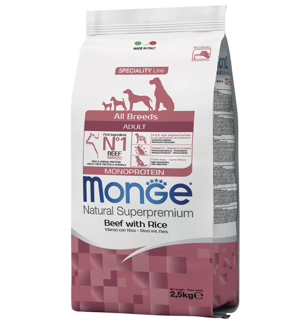 Monge - Natural Superpremium - All Breeds Adult - 2.5 kg