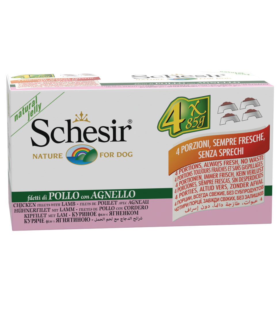 Schesir Dog - Multipack - 4x85g
