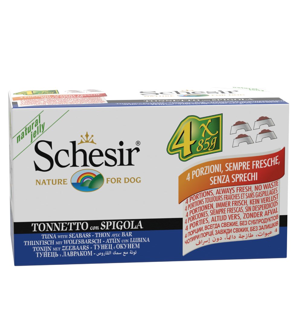 Schesir Dog - Multipack - 4x85g
