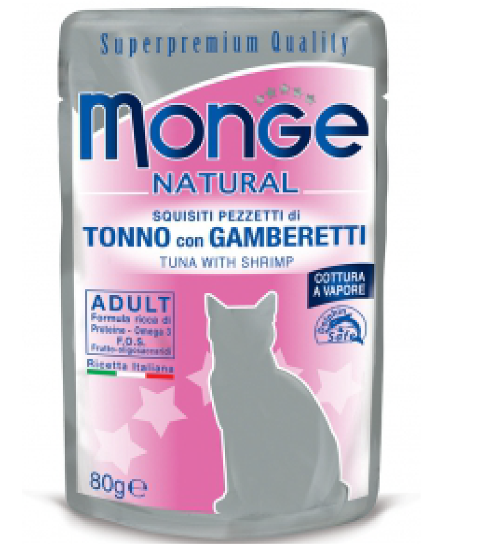 Monge Cat - Superpremium Quality - Natural - Adult - 80gr