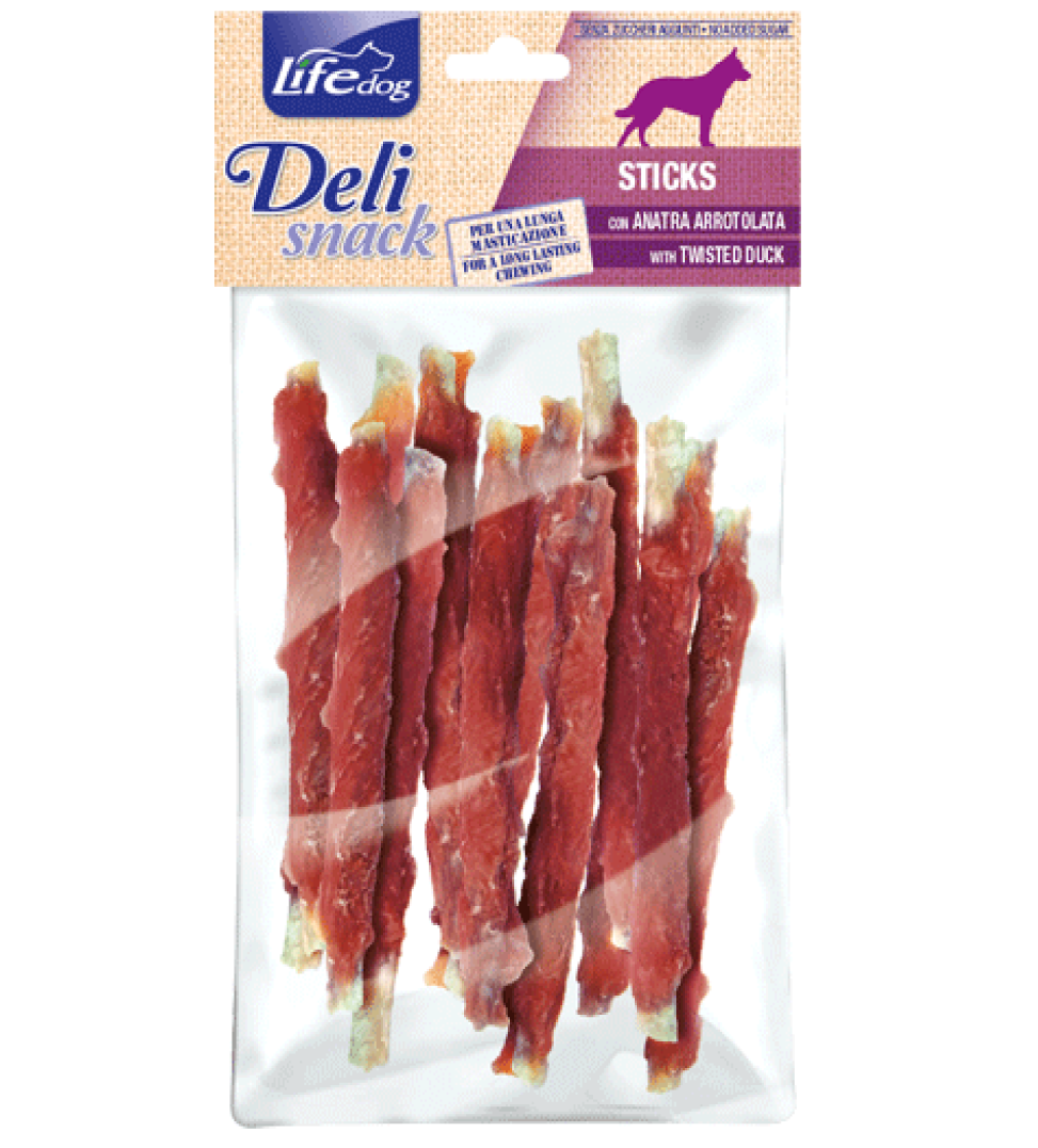 LifeDog - Deli Snack - Stick con Carne Essiccata - 500gr
