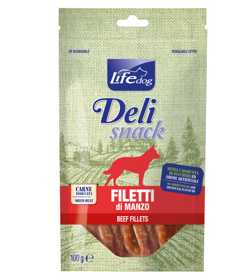 LifeDog - Deli Snack - Filetti Essiccati - 100gr