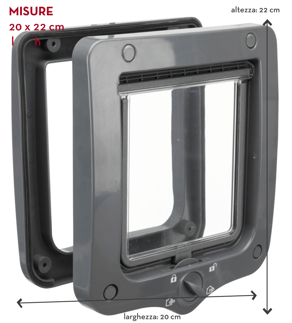 Trixie - Porta Basculante - 4 funzioni