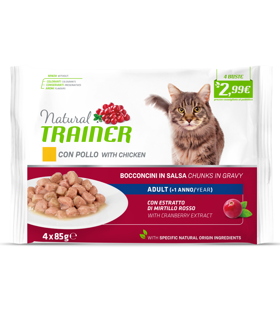 Trainer Natural - Adult - FlowPack - 4 buste da 85g