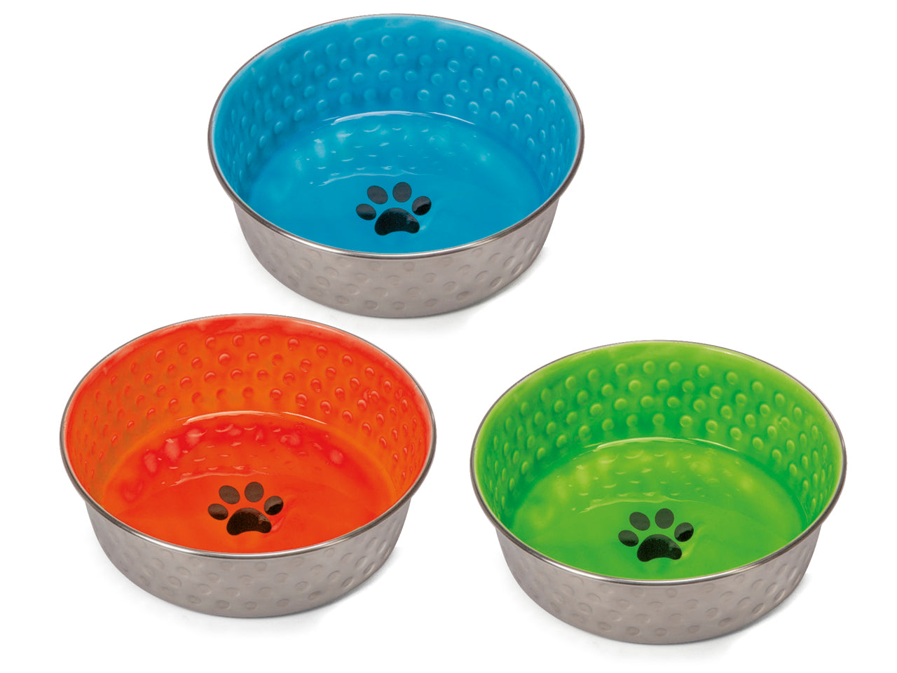 Imac - Ciotola acciaio - Bordo in Gomma e Finitura in Ceramica - 1.9 L