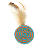 Imac - Caramella in Sisal con Piume