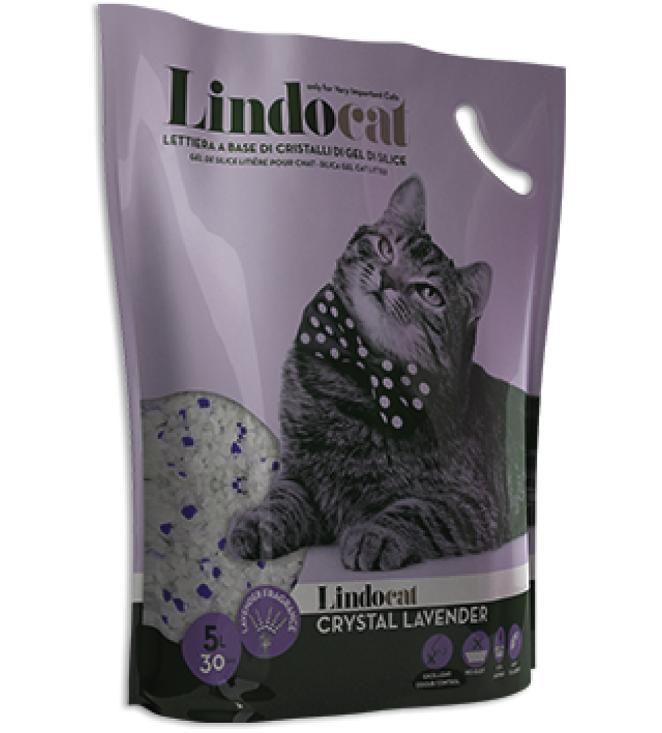 Lindocat Crystal - Silicio - Lavanda - 16 litri