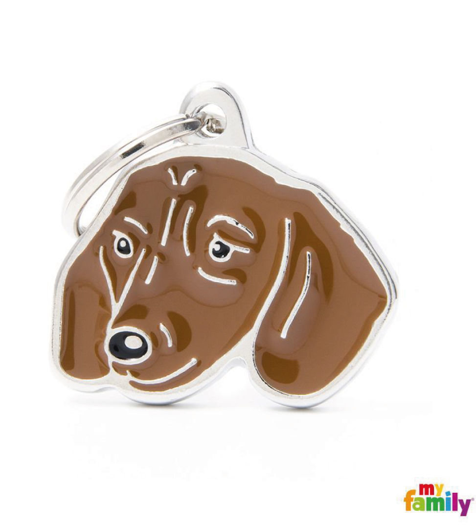 My Family - Medaglietta Friends Cane - con Incisione