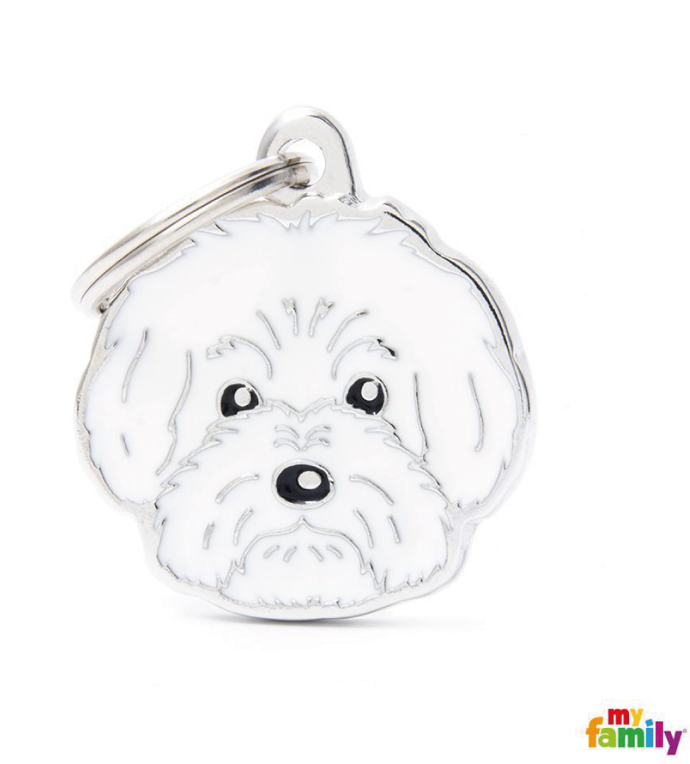 My Family - Medaglietta Friends Cane - con Incisione