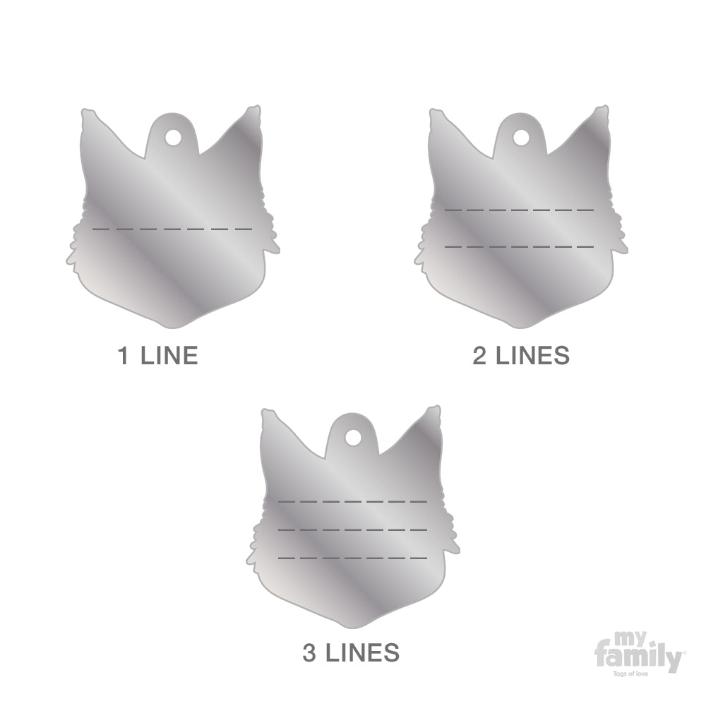 My Family - Medaglietta Friends Gatto - con incisione