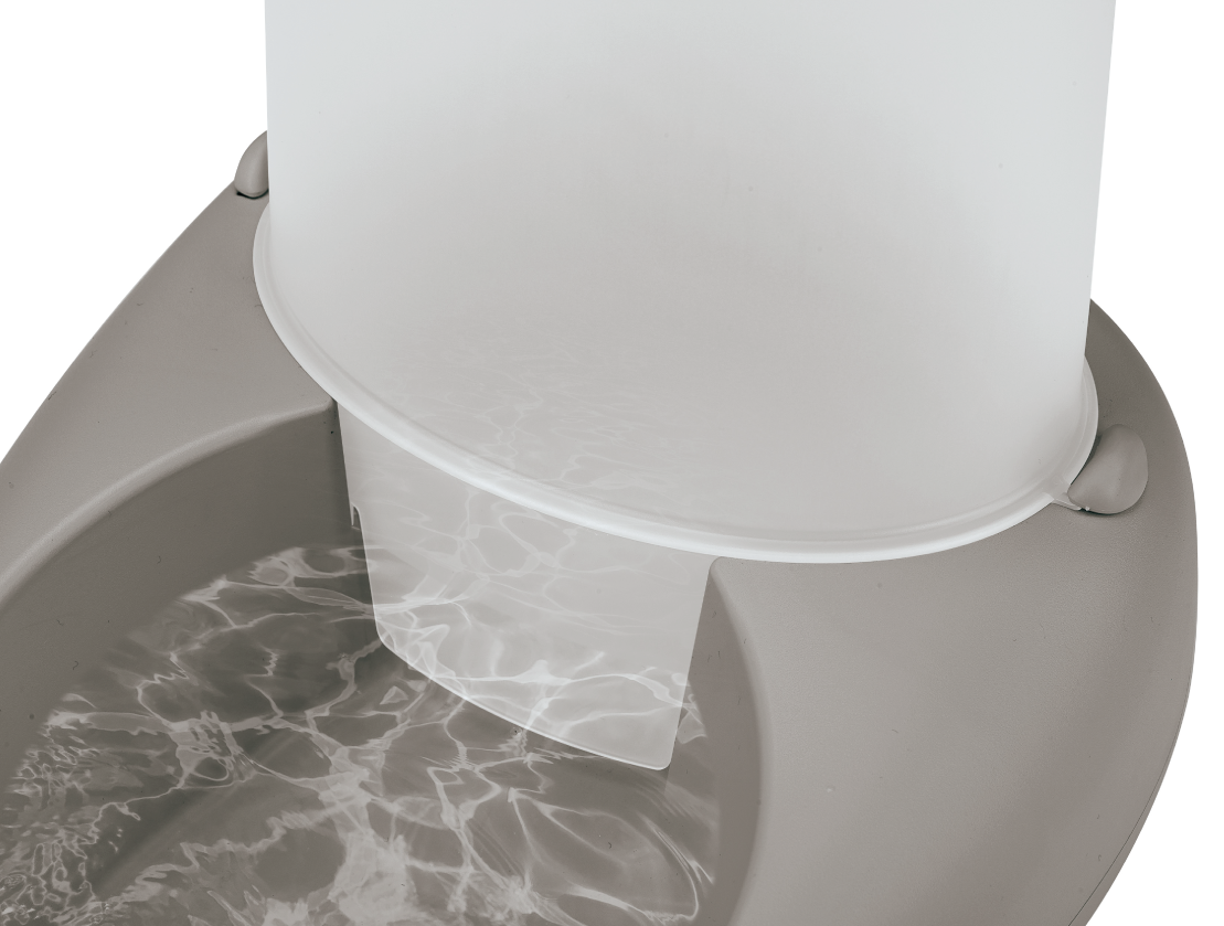 Imac - Distributore Cibo/Acqua - Ciottoli Dispenser - 3L