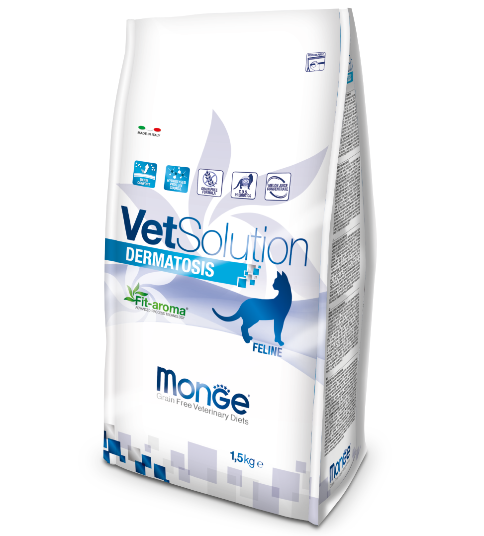 Monge - VetSolution Feline - Dermatosis - 1.5kg