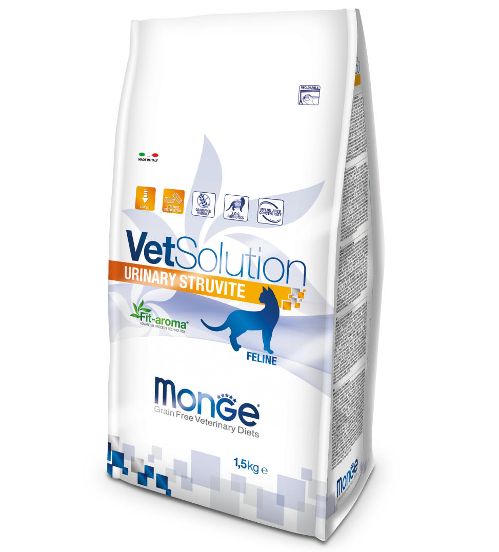 Monge - VetSolution Feline - Urinary Struvite - 1.5kg