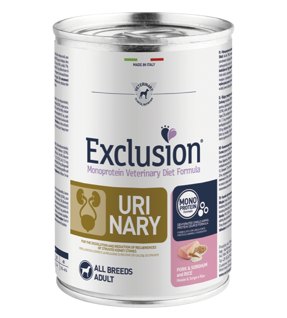 Exclusion - Veterinary Diet Canine - Urinary - 400gr