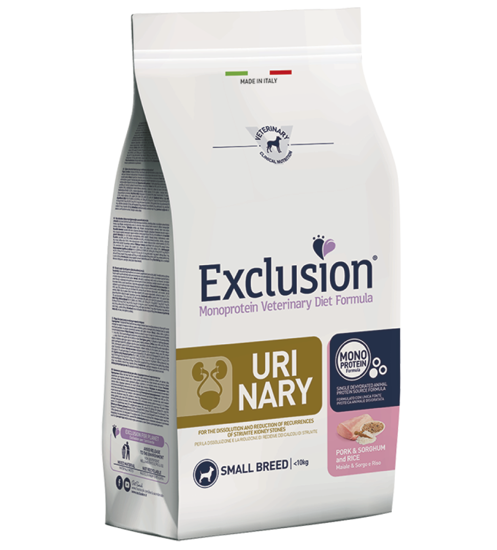 Exclusion - Veterinary Diet Canine - Urinary - Small - 2kg