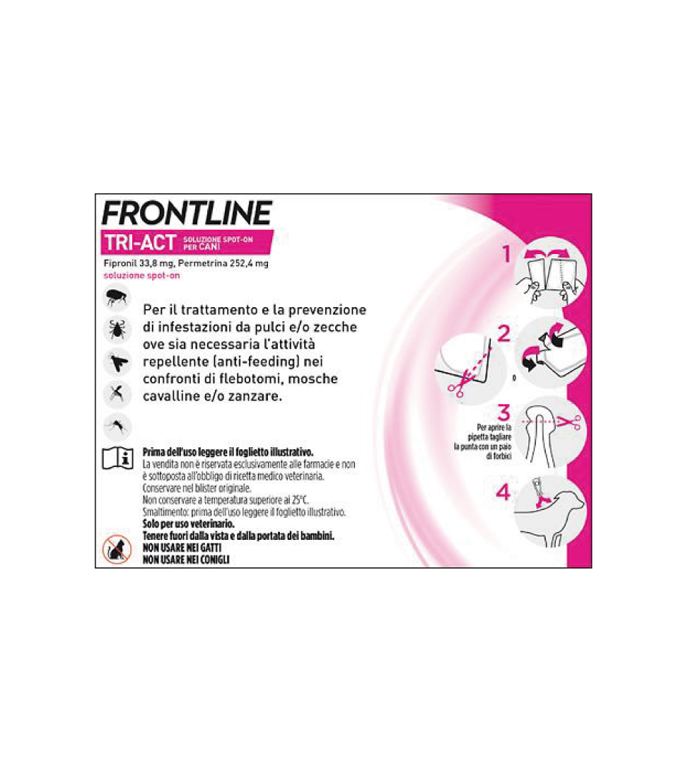 Frontline - TriAct - Da 10 a 20 kg - 3 pipette