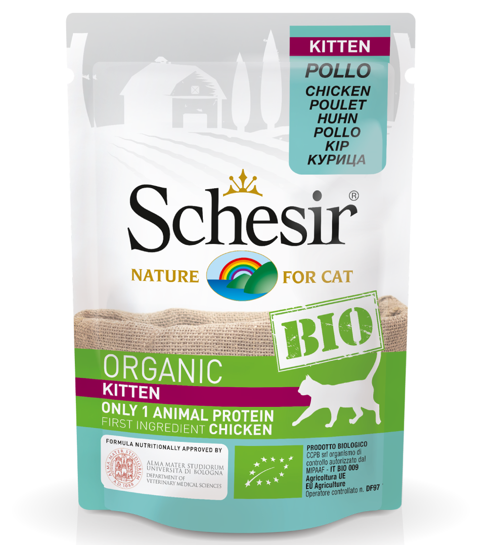 Schesir Cat - Bio - Kitten - Pollo - 85gr