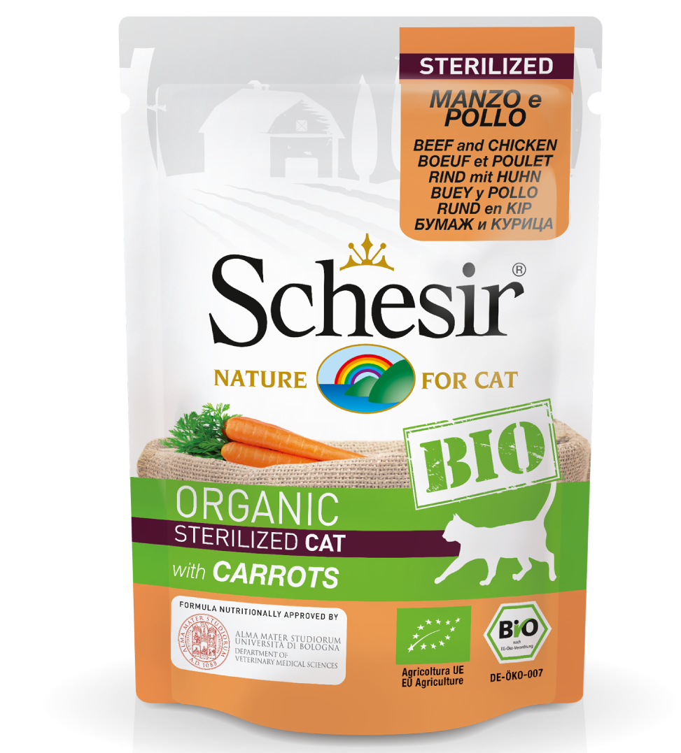 Schesir Cat - Bio - Sterilizzato - 85gr