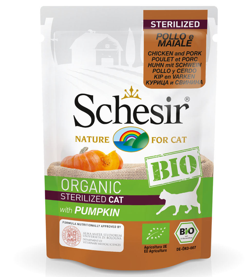 Schesir Cat - Bio - Sterilizzato - 85gr