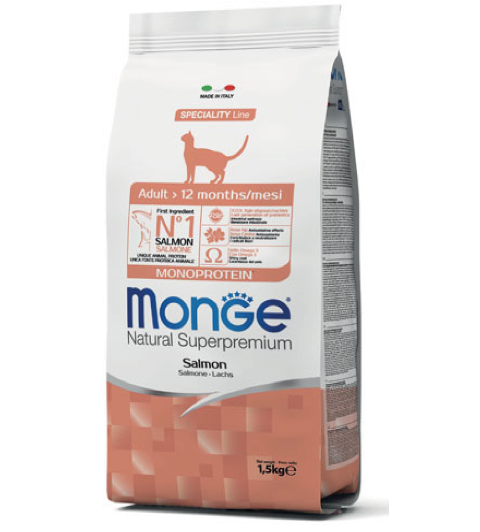 Monge Cat - Natural Superpremium - Adult - 1.5 kg