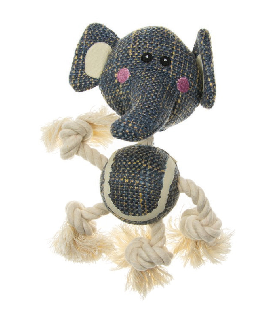 Imac - Animali Palla da Tennis e Corda