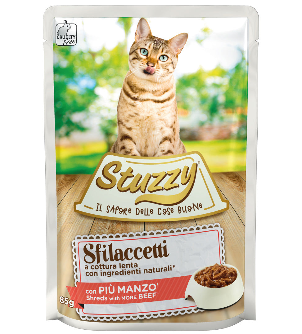 Stuzzy Cat - Sfilaccetti - Adult - 85g x 24 buste
