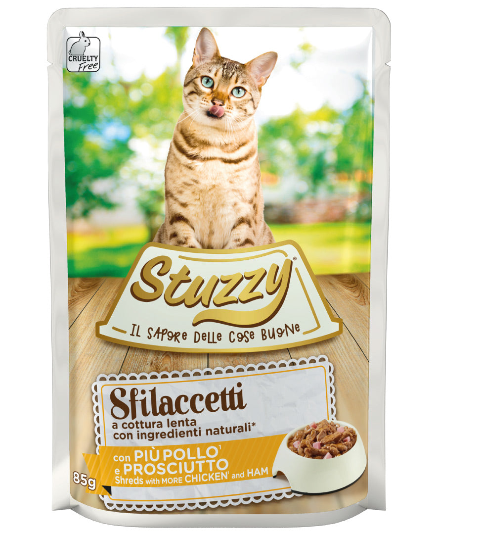 Stuzzy Cat - Sfilaccetti - Adult - 85g x 24 buste