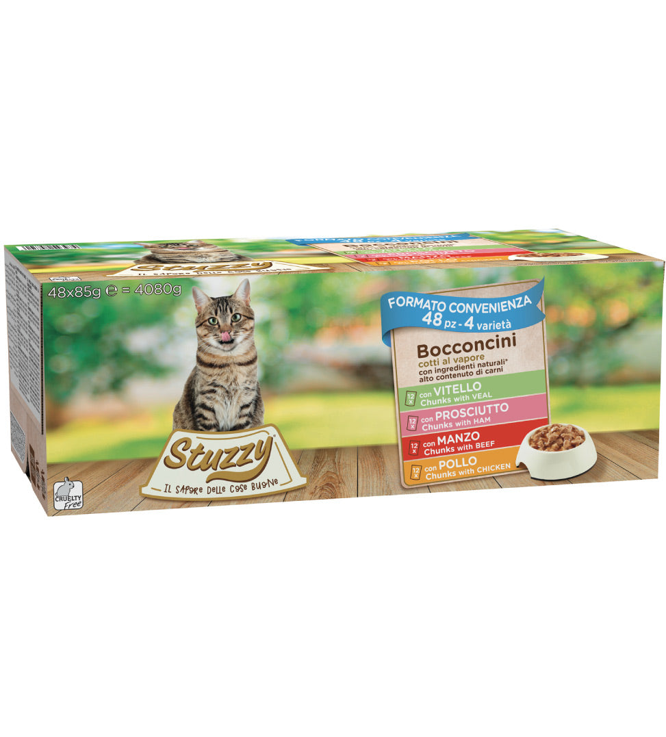 Stuzzy Cat - Adult - Megapack - 85g x 48 buste