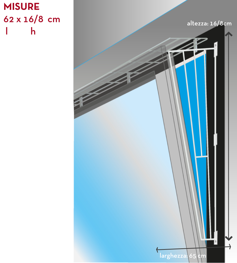 Trixie - Griglia di Protezione per Finestre - Laterale - In Metallo