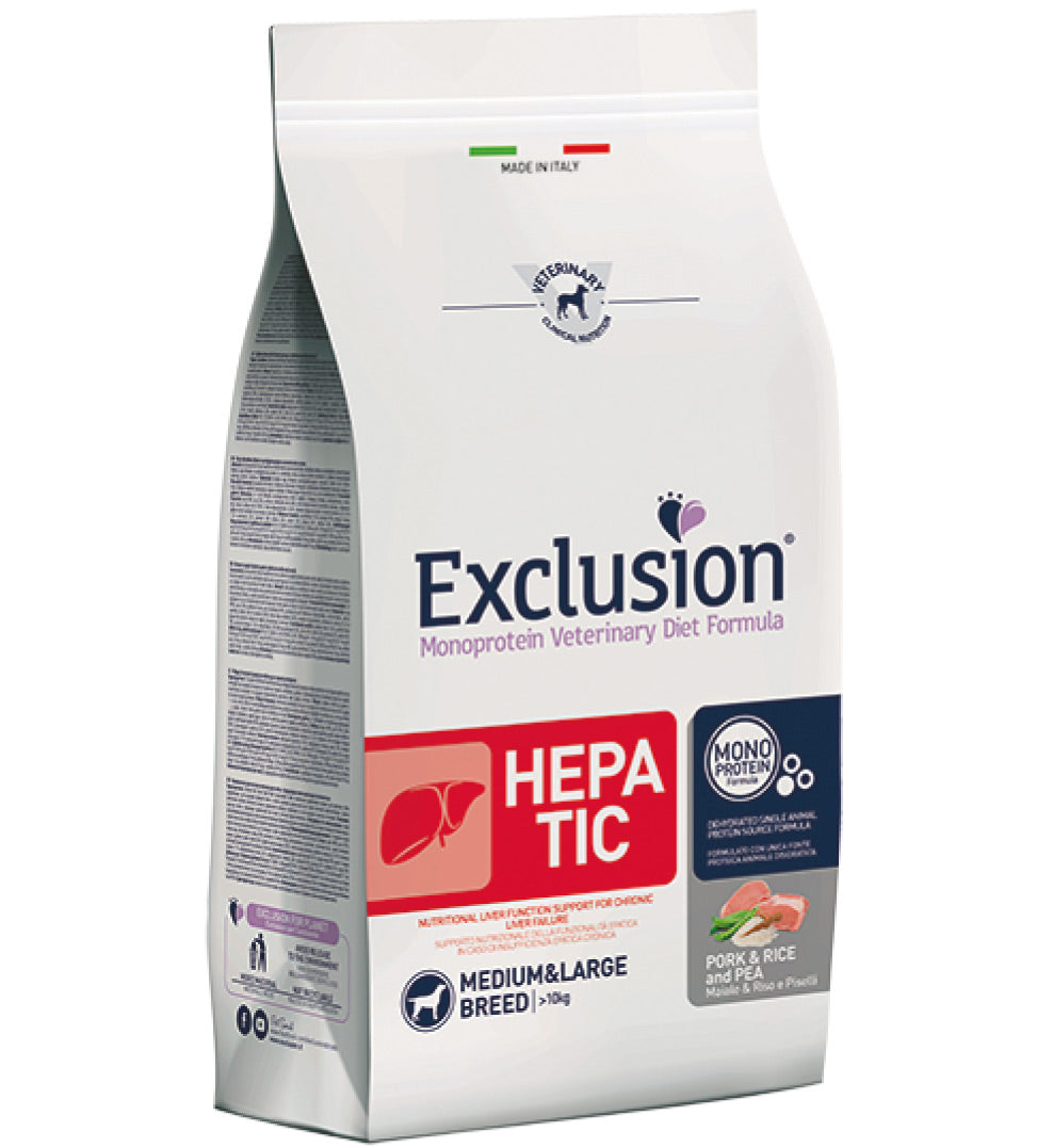 Exclusion - Veterinary Diet Canine - Hepatic - Medium/Large - 12kg