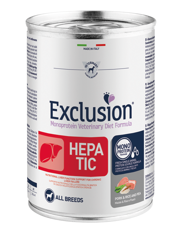 Exclusion - Veterinary Diet Canine - Hepatic - 400gr