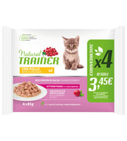 Trainer Natural - Kitten - FlowPack - 4 buste da 85g