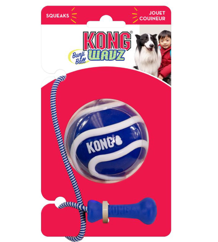 Kong - Wavz - Bunji Ball - Pallina con Corda - M
