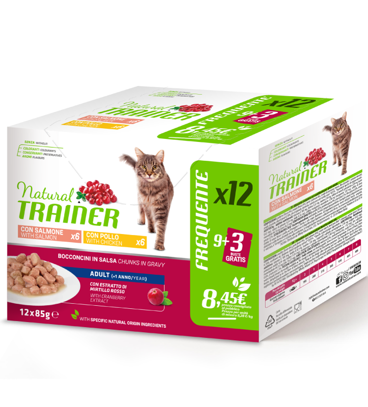 Trainer Natural - Adult - Multipack - 12 buste da 85g