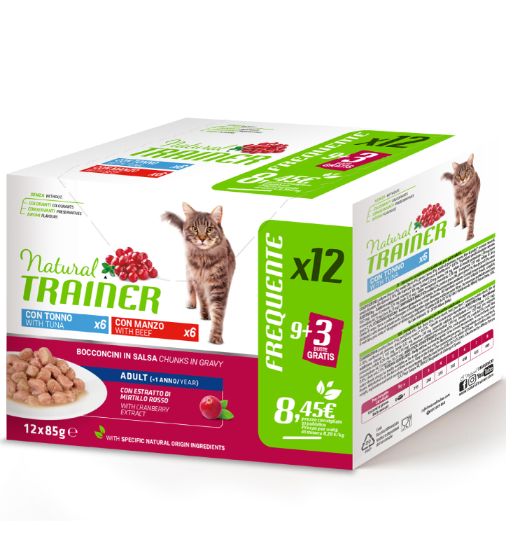 Trainer Natural - Adult - Multipack - 12 buste da 85g