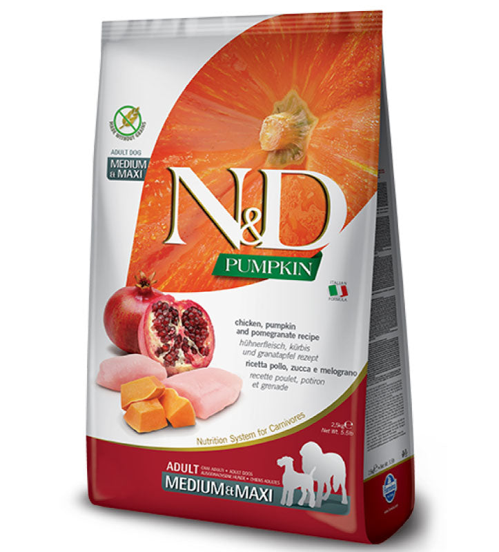 Farmina - N&D Pumpkin Dog - Medium&Maxi Adult - 2.5kg