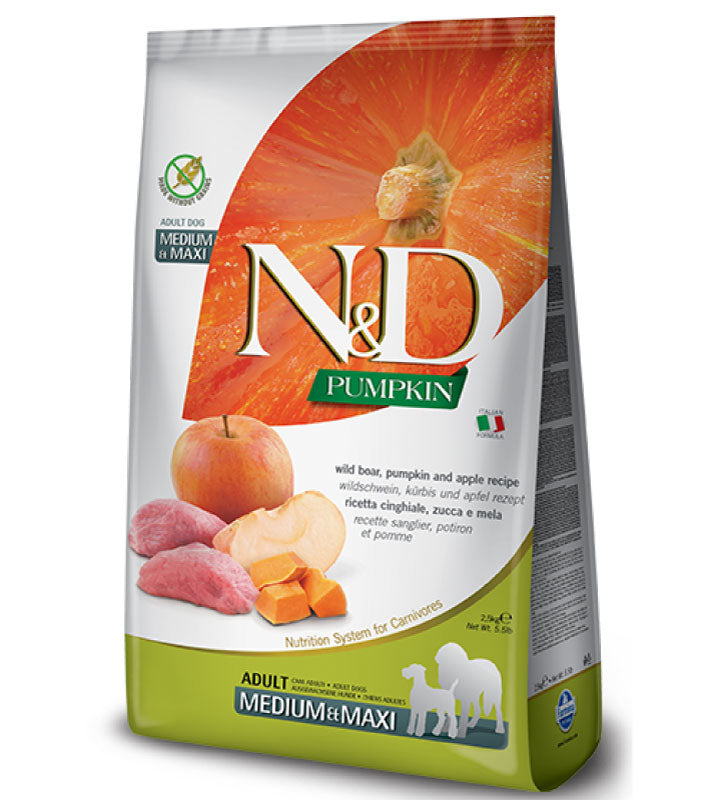 Farmina - N&D Pumpkin Dog - Medium&Maxi Adult - 2.5kg