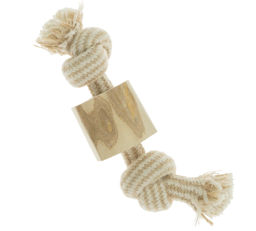 Imac - Corda con 2 Nodi e Legno del Caffè - S