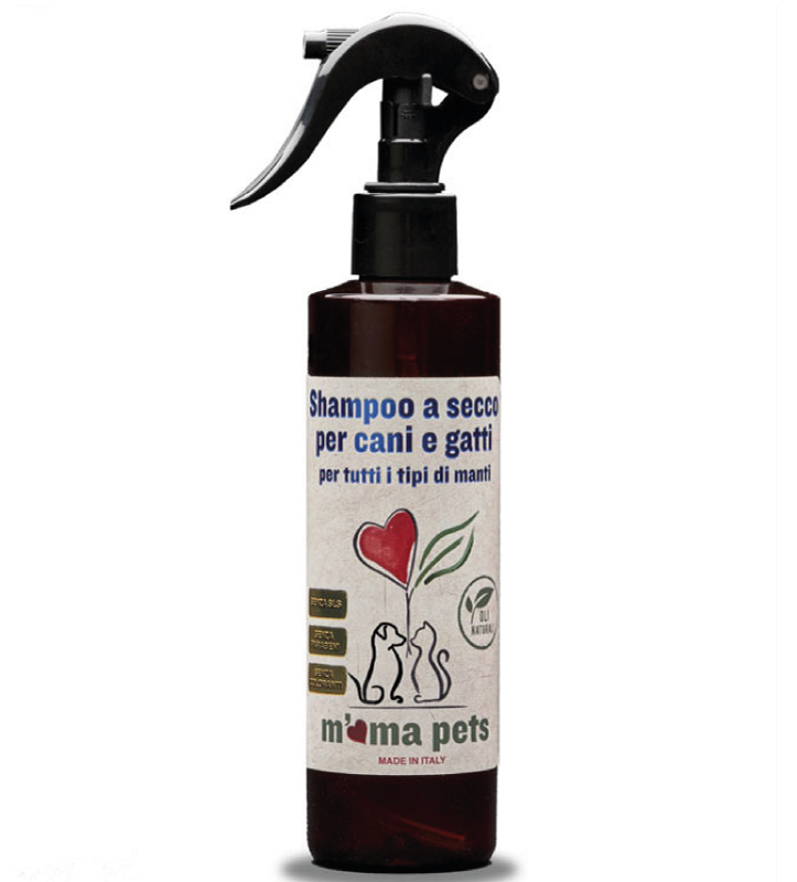 Mama Pets - Shampoo a Secco - Per cani e gatti - 250 ml
