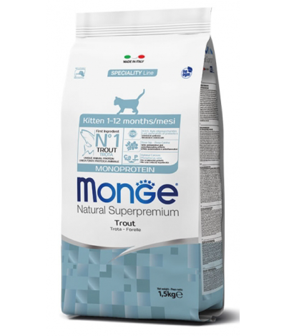 Monge Cat - Natural Superpremium - Kitten - 1.5 kg