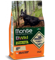Monge - BWild Dog - Grain Free - Mini Adult - Anatra - 2.5 kg