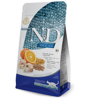Farmina - N&D Ocean Cat - Adult - Merluzzo/Farro/Avena/Arancia - 1.5kg