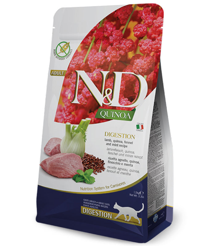 Farmina - N&D Quinoa Cat - Digestion - Agnello - 1.5kg