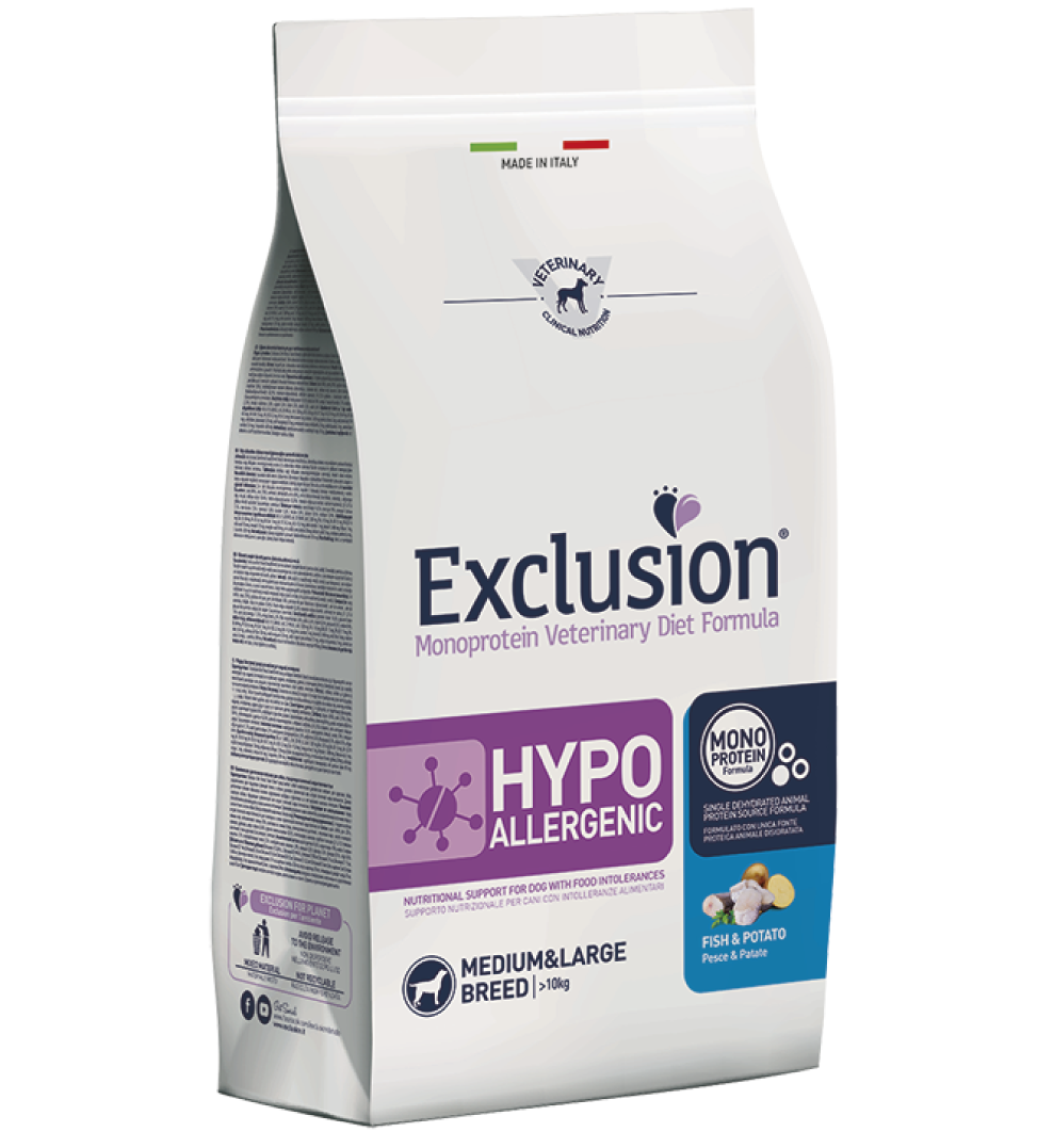 Exclusion - Veterinary Diet Canine - Hypoallergenic - Medium/Large - 12kg